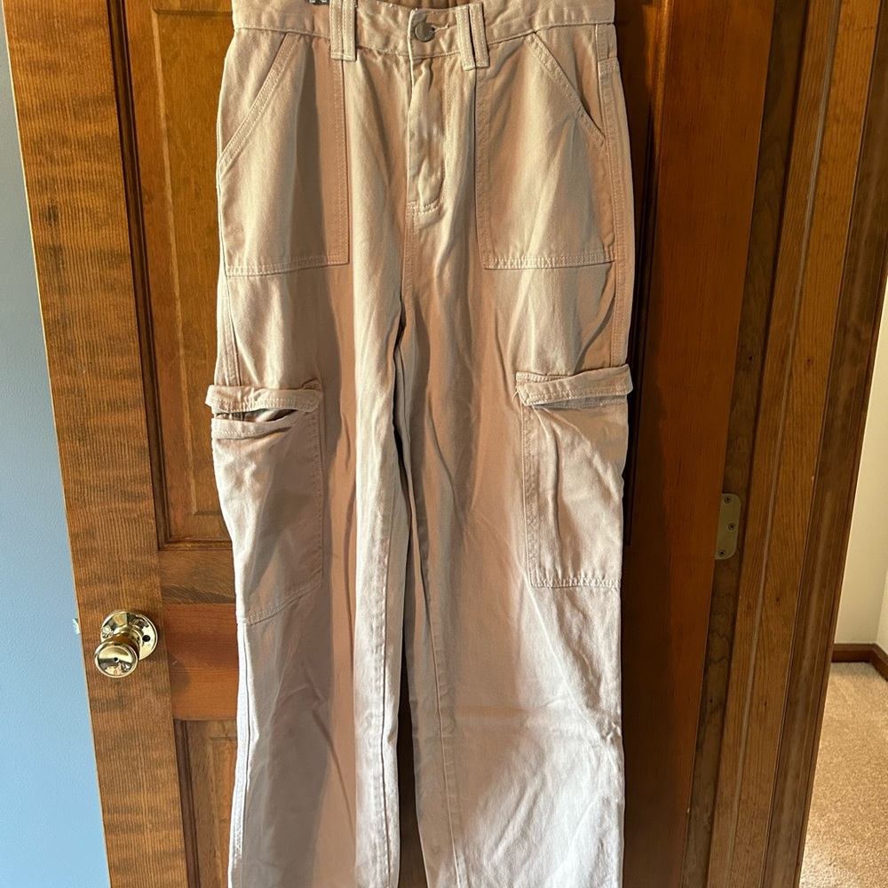 Women's Tan Cargo Pants